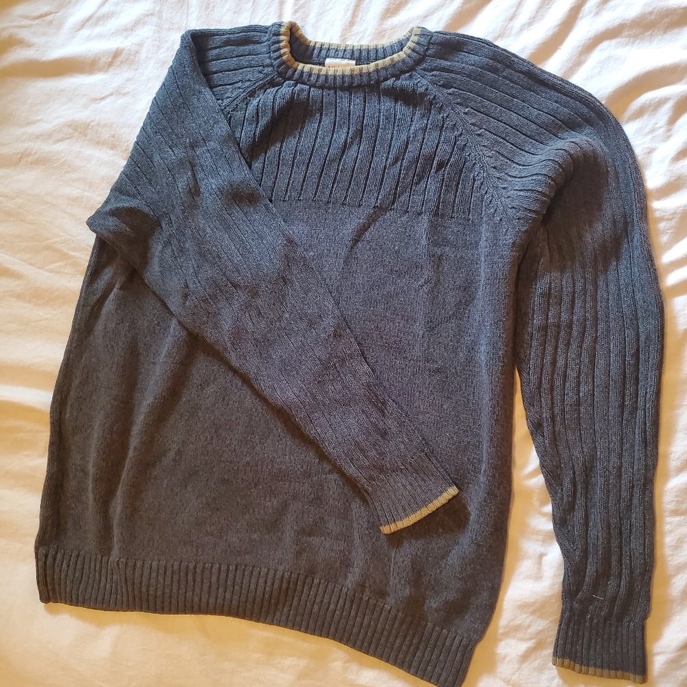 Columbia Grey Cotton Sweater